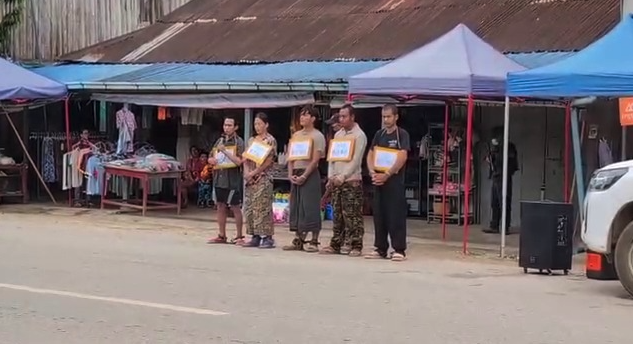 MNDAA in daanbual mi 5 an kaihmi pawl cu an sualtuahmi ca ngan awrhter in bazar an hel ter 